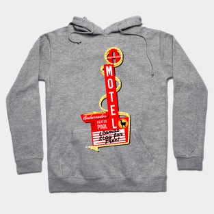 Retro Vintage Ambassador Motel and Casino Las Vegas Hoodie